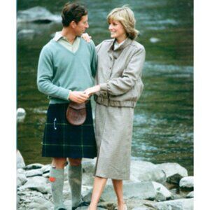 Vintage Talbots Plaid Houndstooth Lambswool Midi Skirt Small 4